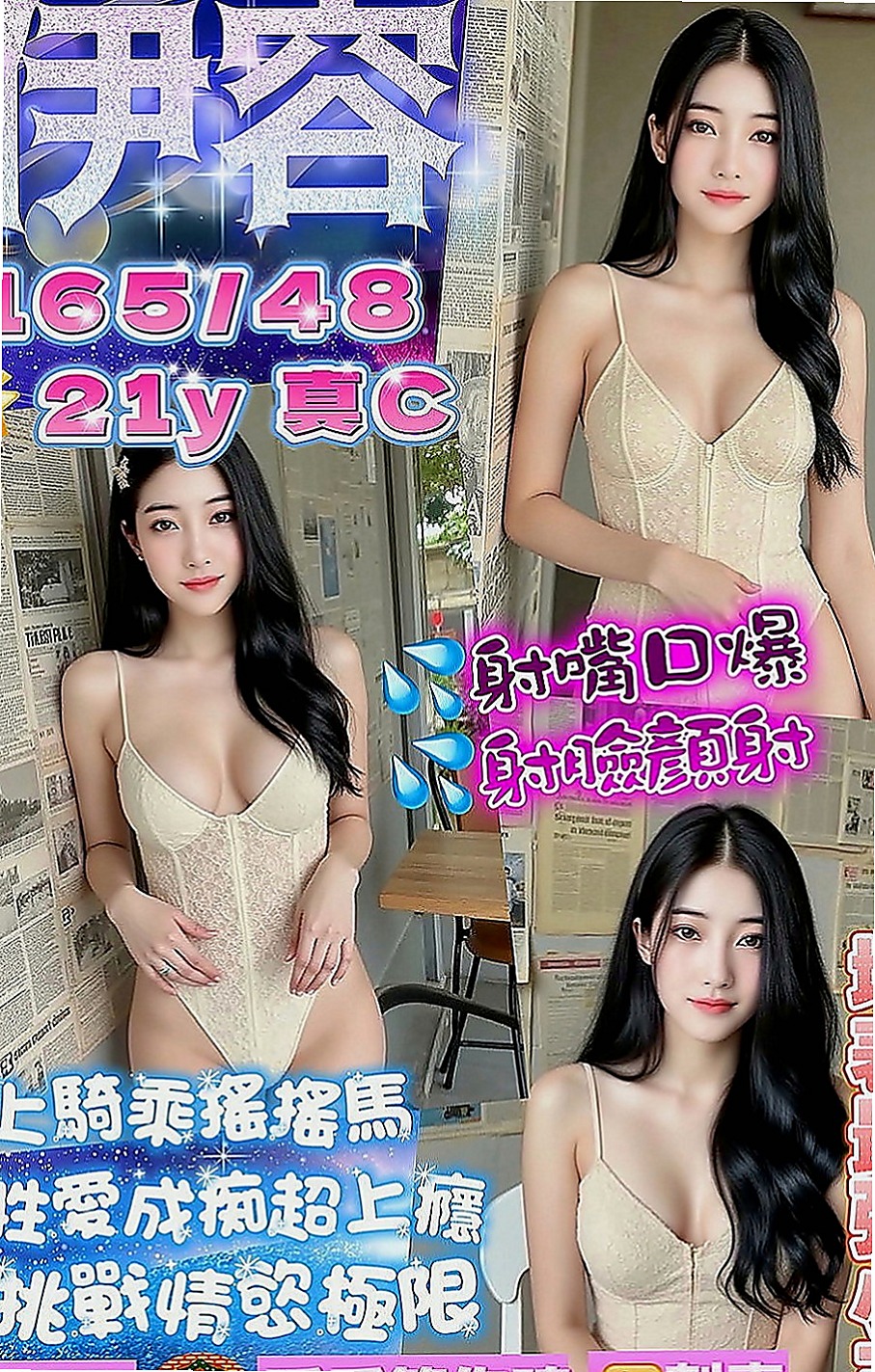 中山外送：小糖 |美容店老闆娘|163cm|51kg|E杯|21y|